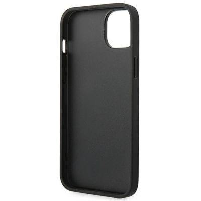 7. Karl Lagerfeld KLHCP14MSAKLHPK iPhone 14 Plus 6.7" Hardcase schwarz / schwarzes Saffiano Mono Metal Logo