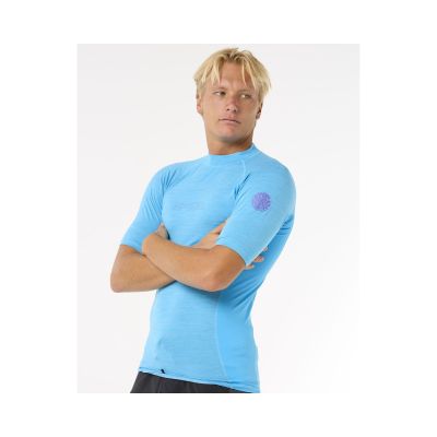 2. Lycra RIP CURL Dawn Patrol UPF Perf S/S blau