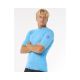 2. Lycra RIP CURL Dawn Patrol UPF Perf S/S blau