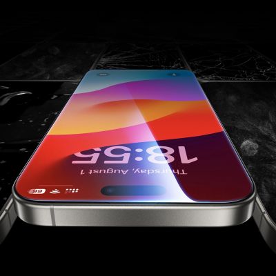 6. Ugreen SP629 Panzerglas mit Montagerahmen für iPhone 16 Pro (2 Stk.)