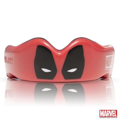 OZ-TT "Extro Marvel Deadpool" Mundschutz Rot und Schwarz SENIOR