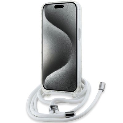 4. Karl Lagerfeld IML Choupette Head & Cord MagSafe Hülle für iPhone 14 / 13 / 15 – transparent