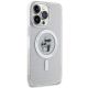 4. Karl Lagerfeld Karl&Choupette Glitter MagSafe Hülle für iPhone 15 Pro Max – transparent