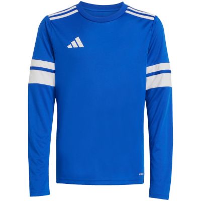 2. adidas Squadra 25 Langarm-T-Shirt für Kinder, Blau JJ0046