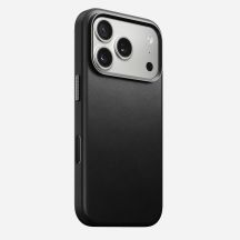 Nomad Traditionelle Lederhülle für 16 cm (6,3") Mobiltelefone, Schwarz
