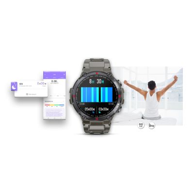 9. GIEWONT Graue GW430-2 Smartwatch