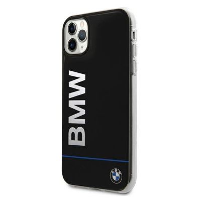 2. iPhone-Hülle mit aufgedrucktem BMW Signature-Logo für iPhone 11 Pro – Schwarz