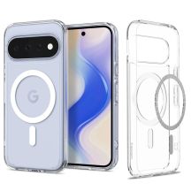 Spigen Ultra Hybrid Mag MagSafe Hülle für Google Pixel 11 – Transparent und Weiß