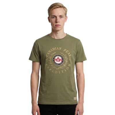 5. Canadian Peak JIGEREAK KAKI RM HERREN 254 T-Shirt (RBMSZ1228H/CP-KAKI)