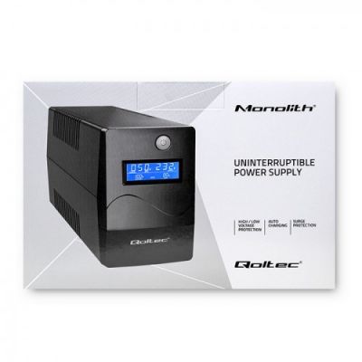 2. QOLTEC USV 450 VA | 240 W | LCD | USB | RJ45