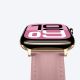 5. AmazingThing Class Band Lederarmband für Apple Watch 45 / 46 / 49 mm - Rosa