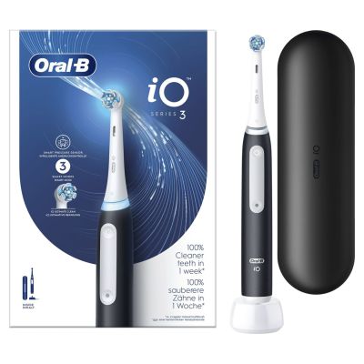 18. Oral-B 8006540731536 Elektrische Zahnbürste für Erwachsene, rotierende und pulsierende Zahnbürste, Schwarz/Weiß