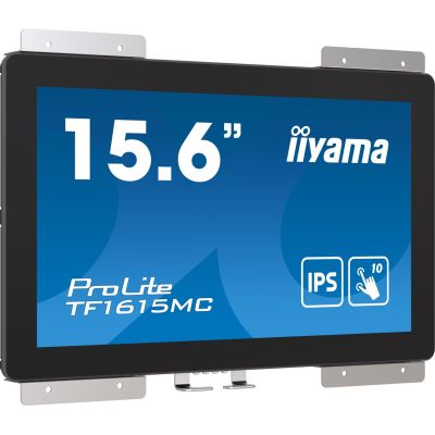 2. iiyama ProLite TF1615MC-B1 Computermonitor 39,6 cm (15,6 Zoll) 1920 x 1080 Pixel Full HD Touchscreen Schwarz