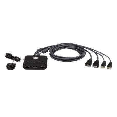 6. ATEN CS22HF KVM-Switch Schwarz
