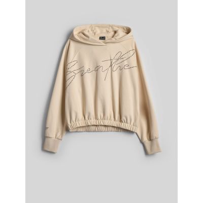 6. Kapuzenpullover mit dekorativer Jet-Applikation für Damen 4F 4FWAW26TSWSF2670-12S