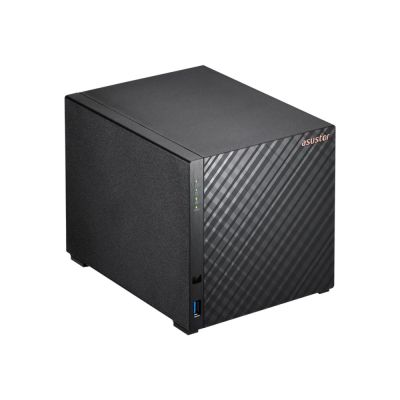 5. NAS Asustor AS1204T; Tower; 4x (3,5" SATA HDD/ 2,5" SSD); Realtek RTD1619B, 1 GB DDR4, 1x 2,5-GbE, 3x USB 3.2