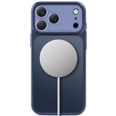 4. Tech-Protect MagPrime MagSafe CC Hülle für iPhone 18 Pro Max / 17 Pro Max – Matt Marineblau