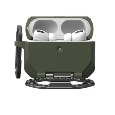 UAG Monarch – Schutzhülle für AirPods Pro 3 (oliv/silber)