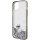 6. Karl Lagerfeld Liquid Glitter Choupette Hülle für iPhone 15 Plus – transparent