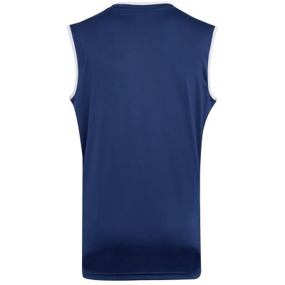 3. adidas Entrada 26 Sleeveless Jersey Kindertrikot marineblau KB3936