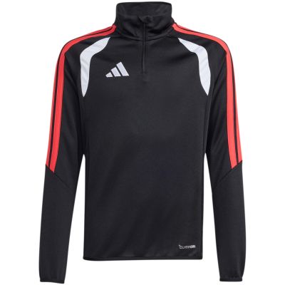 10. adidas Tiro 26 League Trainingsshirt für Kinder, schwarz, weiß und rot, JY7159