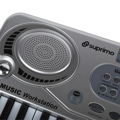6. SUPRIMO 824 USB - Keyboard mit Mikrofon zum Erlernen des Spielens, entwickelt für Kinder