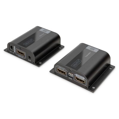 DIGITUS HDMI-Extender bis zu 50 m CAT.6/7 UTP, 1080p 60 Hz FHD, HDCP 1.2, IR, Audio (Kit) DS-55100-1