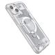 11. Spigen Ultra Hybrid Mag Case mit MagSafe für iPhone 15 Plus – Weiß (Zero One Pattern)