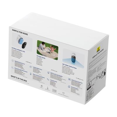 4. Baseus Security N1 2K Außenkamera – Weiß