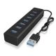 5. ICY BOX IB-HUB1700-U3 USB 3.2 Gen 1 (3.1 Gen 1) Typ-A 5000 Mbit/s Schwarz