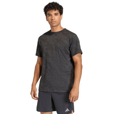 adidas D4T Power Aop T-Shirt für Herren, Schwarz, KF3097