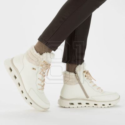 26. Rieker W RKR720 isolierte Sportstiefel, weiß