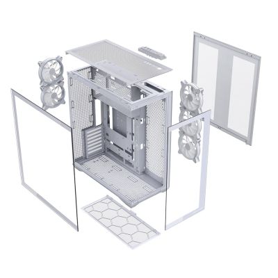 4. MODECOM VOLCANO SPACE XL ARGB FULL TOWER 5F GEHÄUSE WEISS