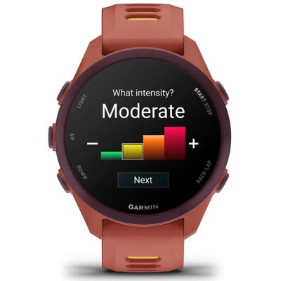 4. Garmin Forerunner 170 42,6 mm Musik Rot Pink Mango Uhr