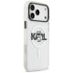 4. Karl Lagerfeld IML Choupette Sketch Logo MagSafe Case für iPhone 17 Pro – Transparent