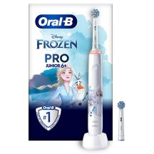 Oral-B PRO 14876673 Elektrische Kinderzahnbürste, rotierende Zahnbürste, mehrfarbig, weiß