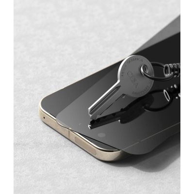 5. Ringke Easy Slide Privacy 2er-Pack Displayschutzfolie aus gehärtetem Glas für Google Pixel Pro 9 Pro / 10 Pro / 11 Pro