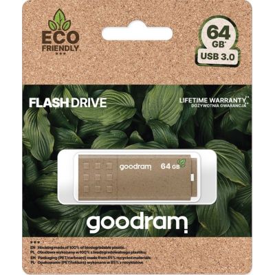 3. GOODRAM USB-Stick 64 GB UME3 umweltfreundlich USB 3.0 GOODRAM Einzelhandel