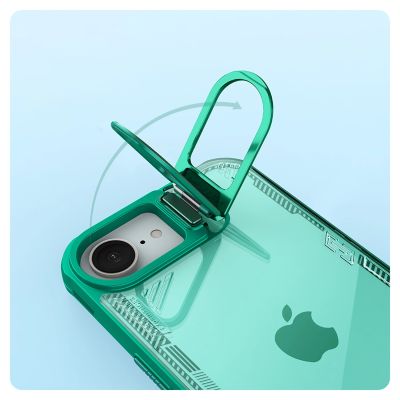 12. Nillkin Iceblade Schutzhülle mit Ständer für iPhone 16e / 17e – Grün