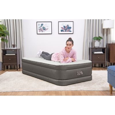 13. Bestway 69048 / 23 Luftmatratze Einzelmatratze Grau, Weiß Unisex