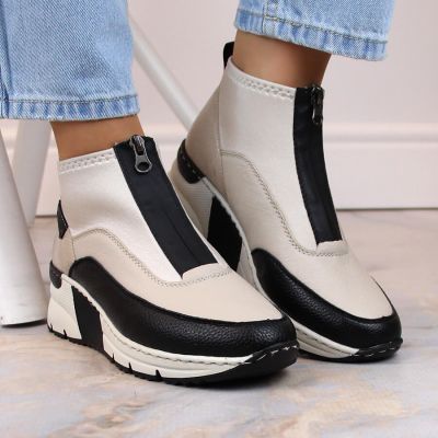 30. Rieker W RKR608 Stiefeletten beige