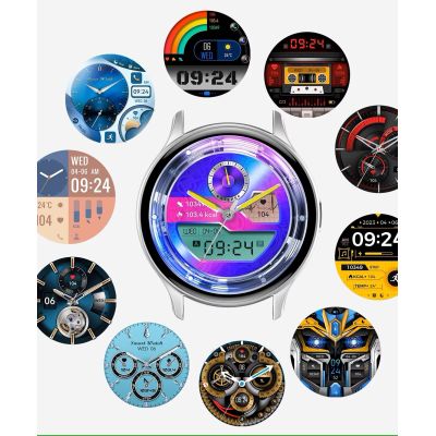 5. RUBICON RNCF11 Black SMARUB240 Smartwatch