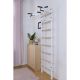 11. Turnwand-Stangen aus Holz und Metall mit Hantelbank K 221W