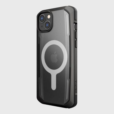 8. Raptic X-Doria Secure Case für iPhone 14 Plus mit gepanzerter MagSafe-Hülle schwarz