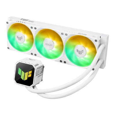 5. ASUS TUF Gaming LC III 360 ARGB White Edition Computergehäuse mit All-in-One-Flüssigkeitskühlung (12 cm)