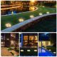 43. Solarlampe mit 8 SMD-LEDs zur Erdung, 4er-Set