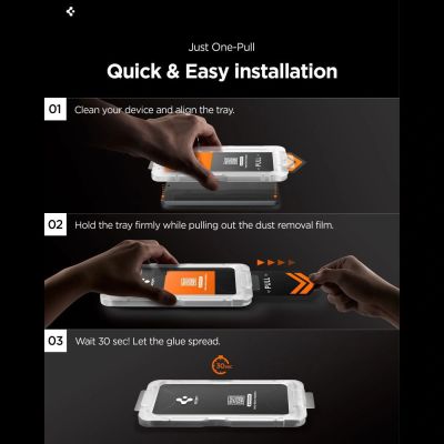 14. Spigen Glas.Tr Ez Fit Pro HD Privacy Glass für Samsung Galaxy S26+