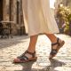 8. Bequeme Damen-Sandalen zum Hineinschlüpfen mit elastischen Riemen Rieker 62850-14