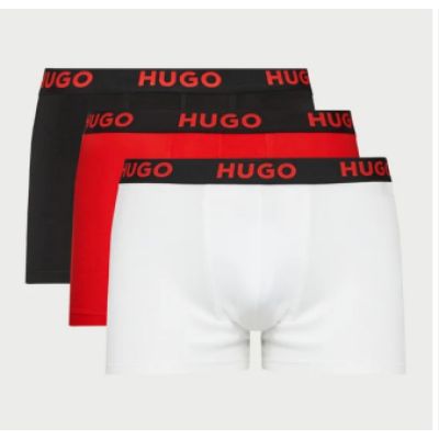 Hugo Boss Herren Stretch-Boxershorts im Dreierpack (3er-Pack) - 10241868-972