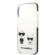 6. Karl Lagerfeld KLHCP13LTPEKCW iPhone 13 Pro / 13 6.1" Hardcase weiß/weiß Karl&Choupette